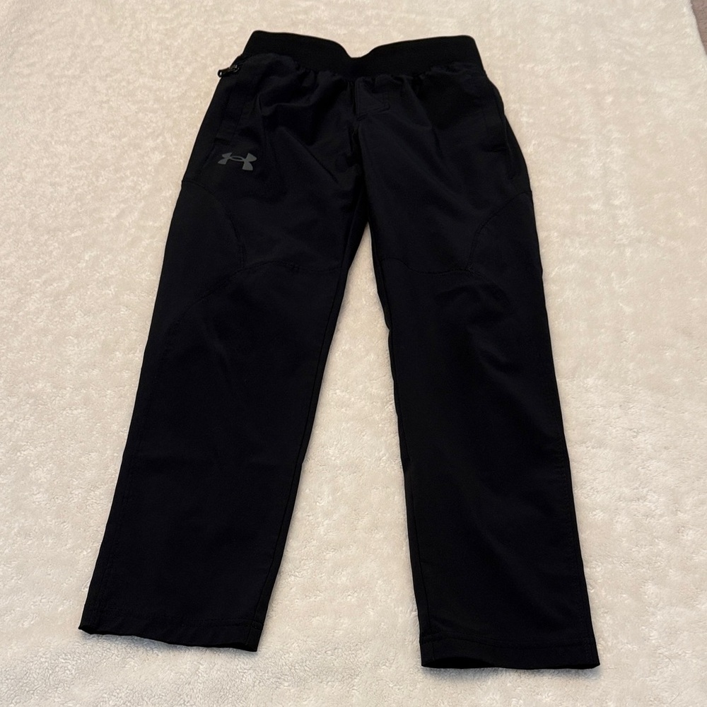 Under Armour Boys Black Athletic Dri-fit Lightweight Joggers